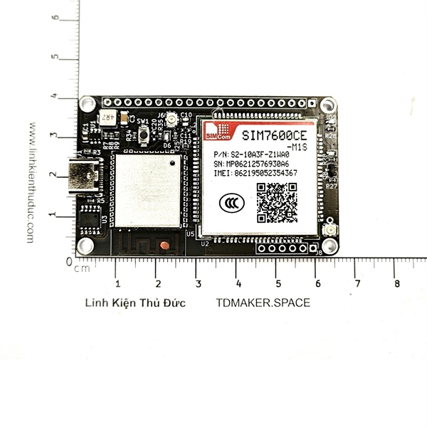 Kit phát triển 3G 4G GPS SIM7600CE ESP32