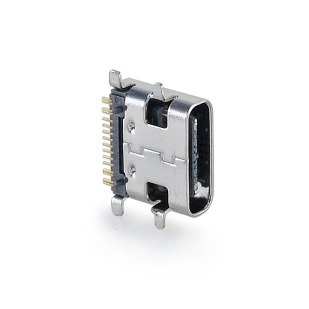 USB-C Connector SMD 16 Pin USB4105-GF-A