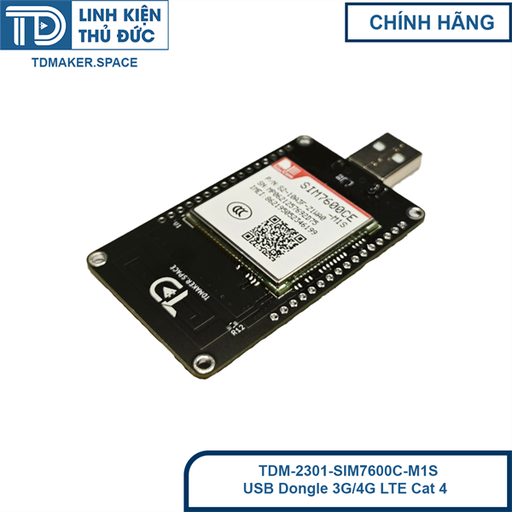 [TDM2301] USB Dongle 4G-3G-2G SIMCOM SIM7600CE LTE CAT 4