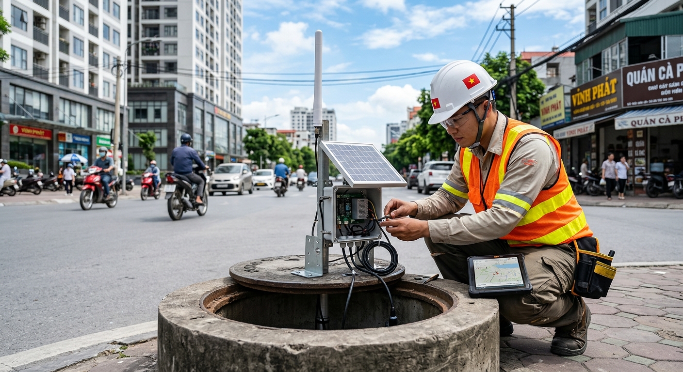 IoT water monitoring smart city sensors
